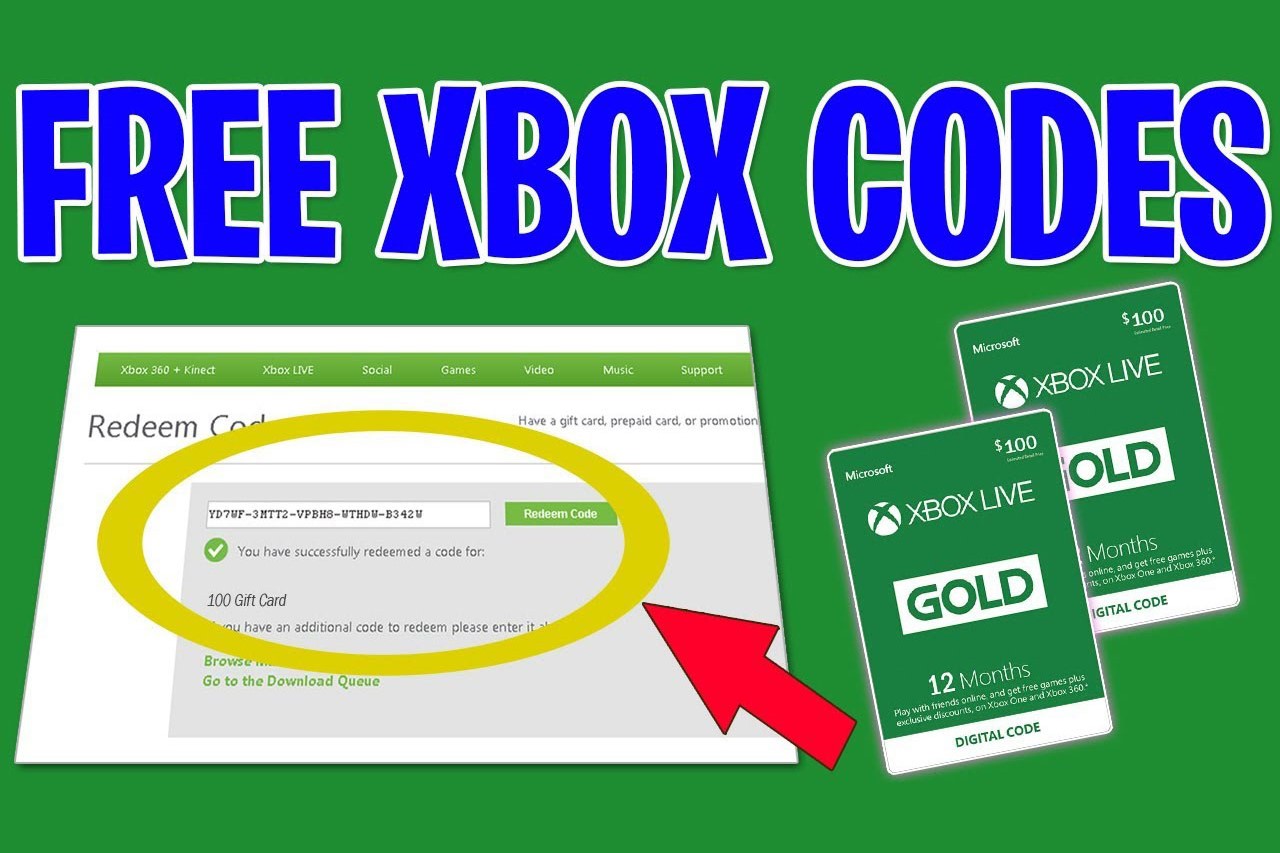 Codes xbox kostenlos spiele live XBOX LIVE